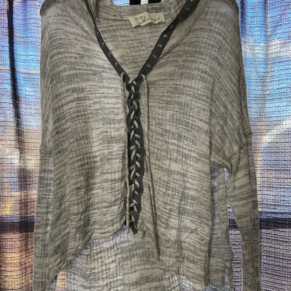 Gray hoodie
